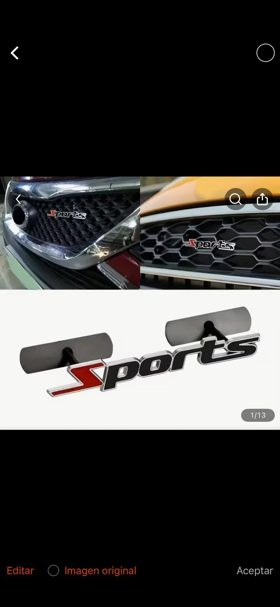 Insignia de rejilla SPORT's foto | Taller ARC |  BizneCubano