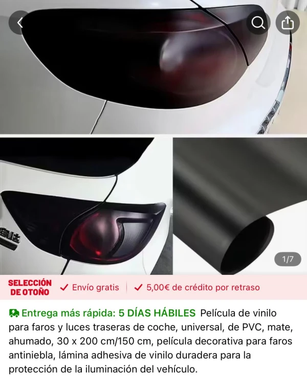 Vinilo de luces traseras's foto | Taller ARC |  BizneCubano