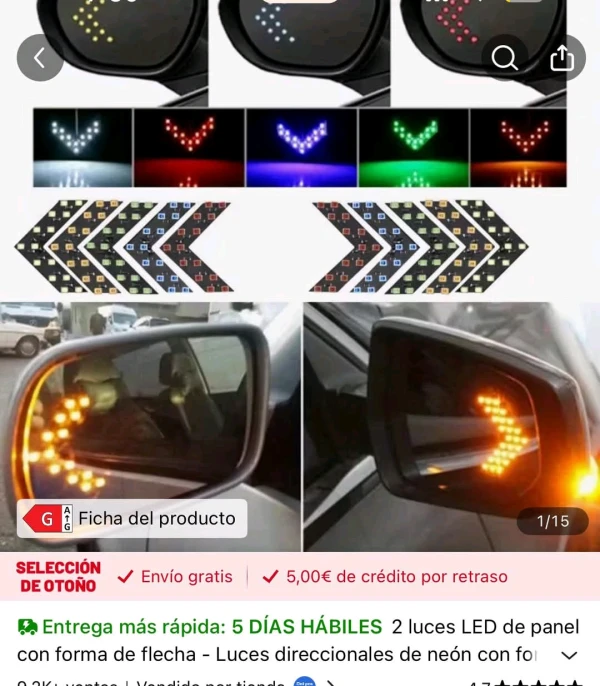 Panel indicador de derecha led's foto | Taller ARC |  BizneCubano